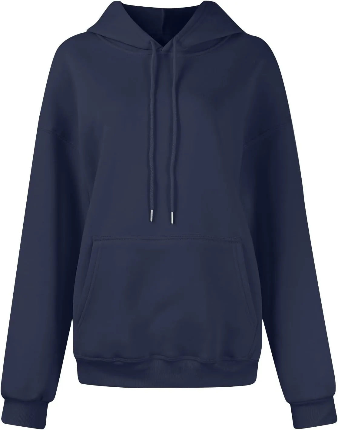 Women's Casual Oversized Hoodie Soft Fleece Pullover With Kangaroo Pocket, Perfect For Everyday