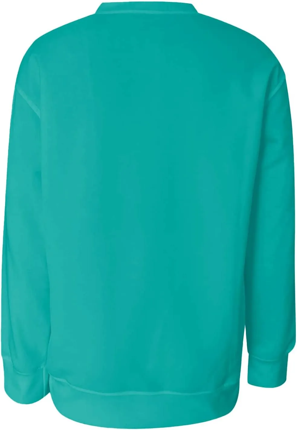 Womens Crewneck Sweatshirts No Hood Fall Long Sleeve Outfits Fashion Solid Oversized Sweatshirt Winter Pullover 2024