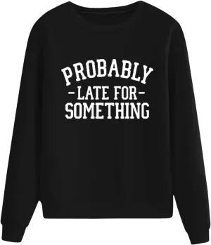 Women's Fashion Sweatshirt Letter Print Long-sleeved Hooded Sweatshirt Casual Soft And Temperament Blouse Pullover