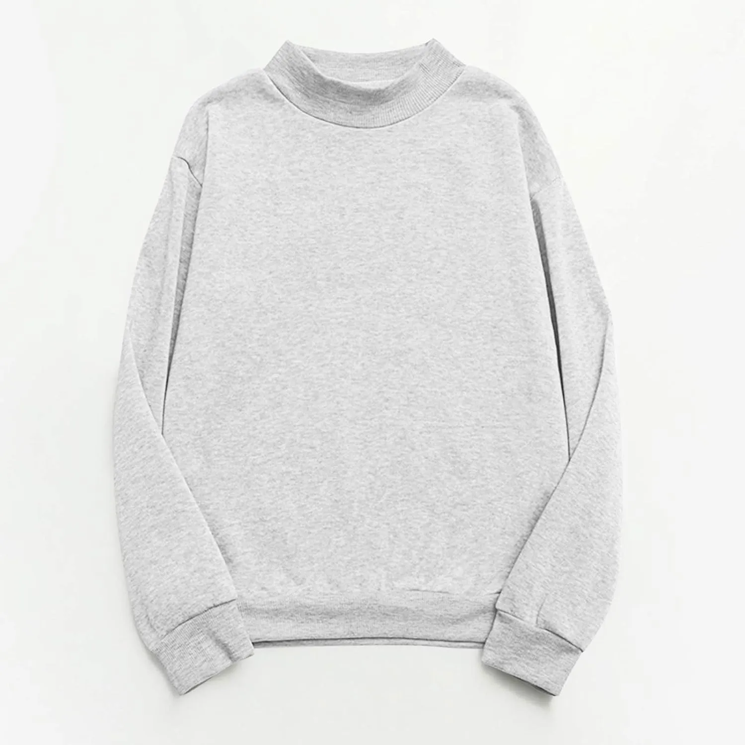 Womens Fleece Sweatshirts Long Sleeve Casual Pullover Tops Comfortable Loose 2024 Fall FashionSweatshirt