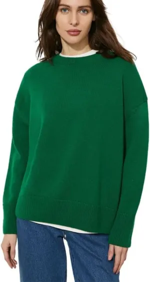 Women's Lightweight Soft Petite Crewneck Lightweight Solid Plain Sweaters Fall Winter Pullover Jumper Tops