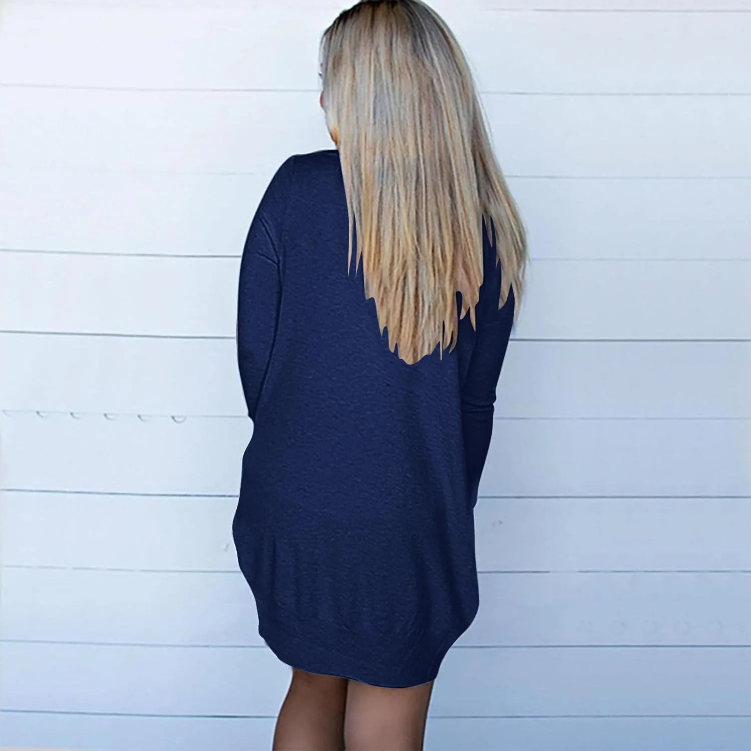 Womens Lightweight Summer Cardigan with Pockets Plus Size Long Sleeve Casual Comfy Thin Open Front Kimono Cardigans
