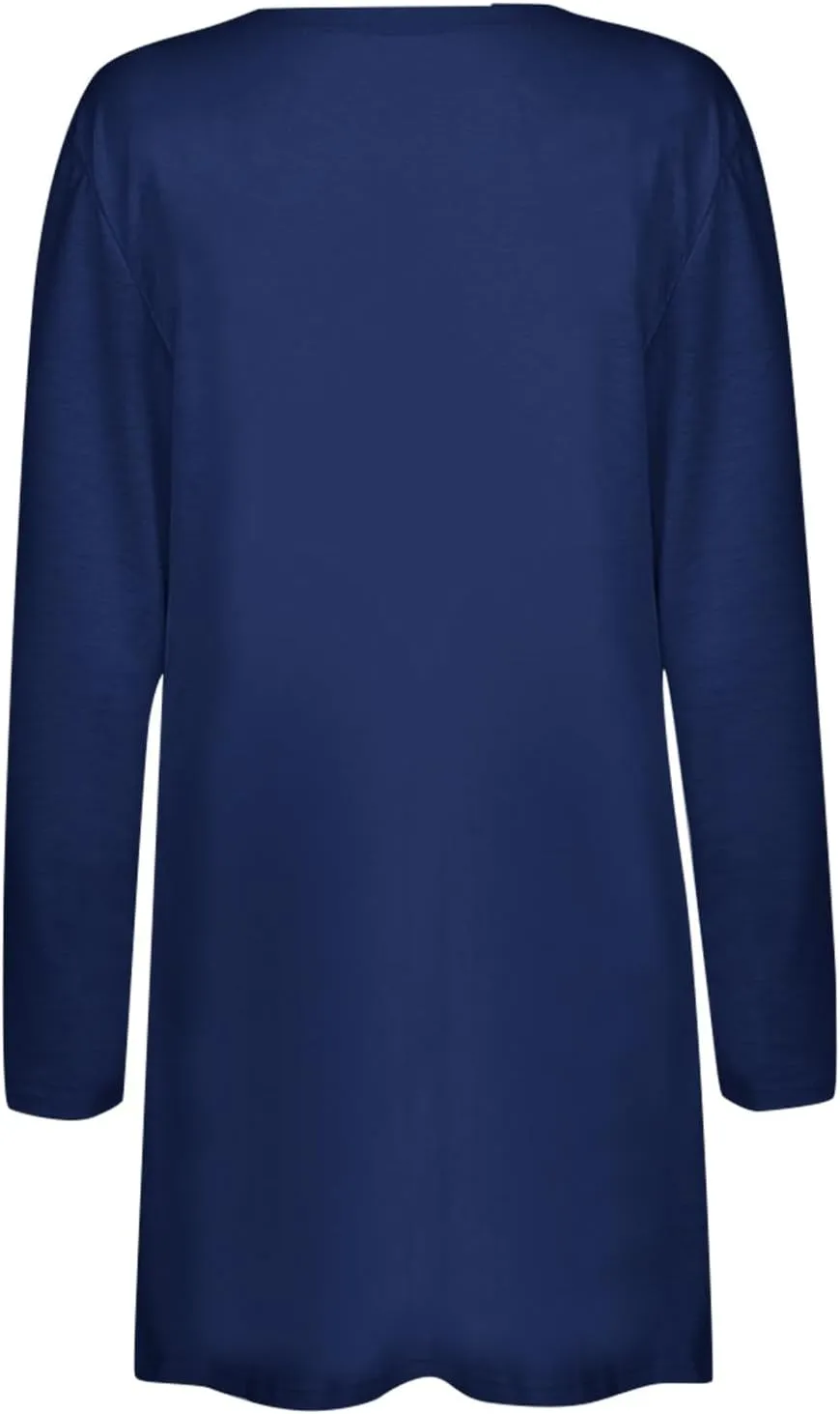 Womens Lightweight Summer Cardigan with Pockets Plus Size Long Sleeve Casual Comfy Thin Open Front Kimono Cardigans