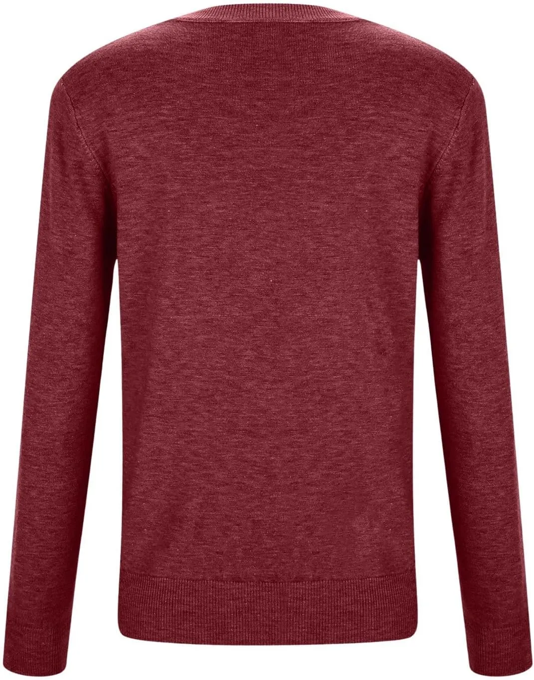 Women's Loose Pullover Sweaters 2024 Fall Winter Clothes Crew Neck Slouchy Long Sleeve Casual Knitted Tops
