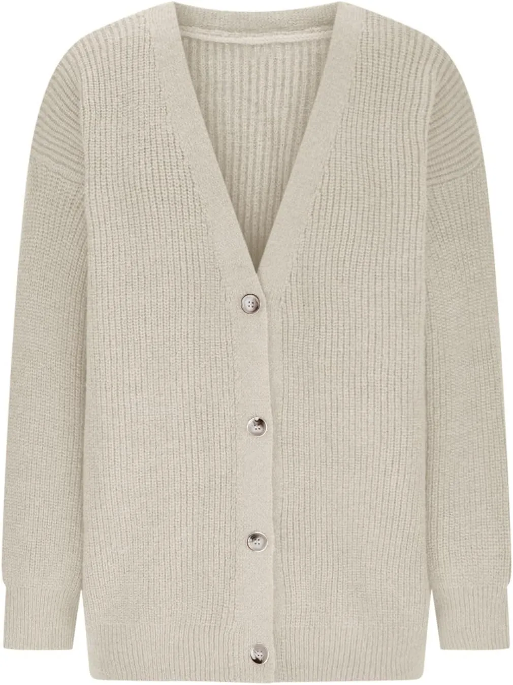 Women's Oversized Cardigan Sweaters Long Sleeve Button Down Open Front Knit Sweater 2024 Fall Fashion Outfits Knitwear