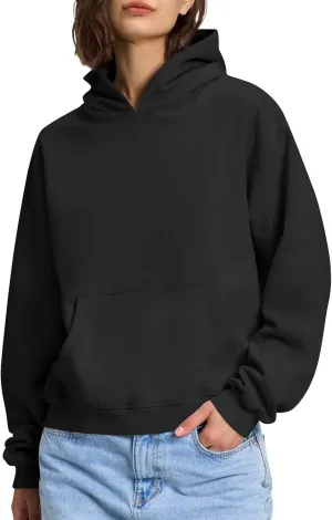 Womens Oversized Hoodies Lightweight Fleece Sweatshirts Long Sleeve Tops Pullover Fall Outfits Winter Clothes