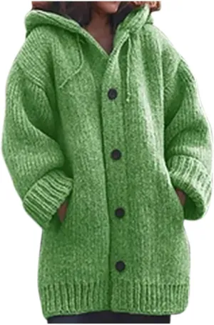 Womens Plus Size Sweaters Cardigan Cable Knit Chunky Sweaters Cardigans Fall Open Front Cardigan Sweaters Outerwears