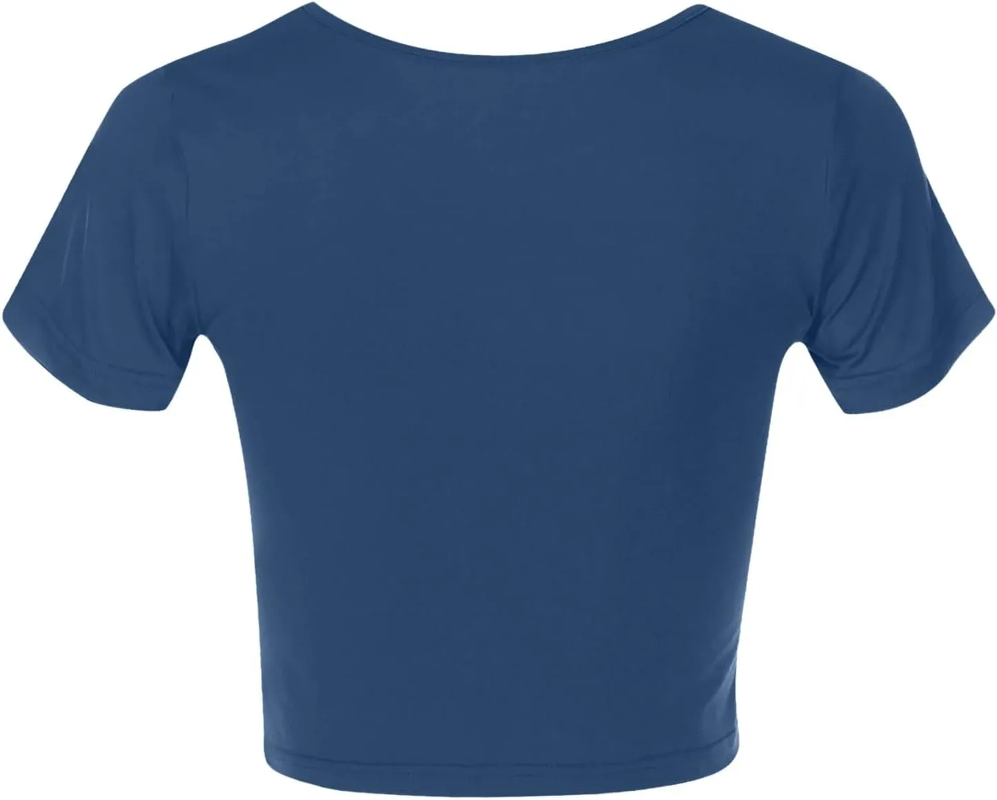 Womens Slim Fit Crop Top Trendy Solid Color Y2K Athletic Tight Pullover Tee Long Sleeve Round Neck Casual Yoga Blouse
