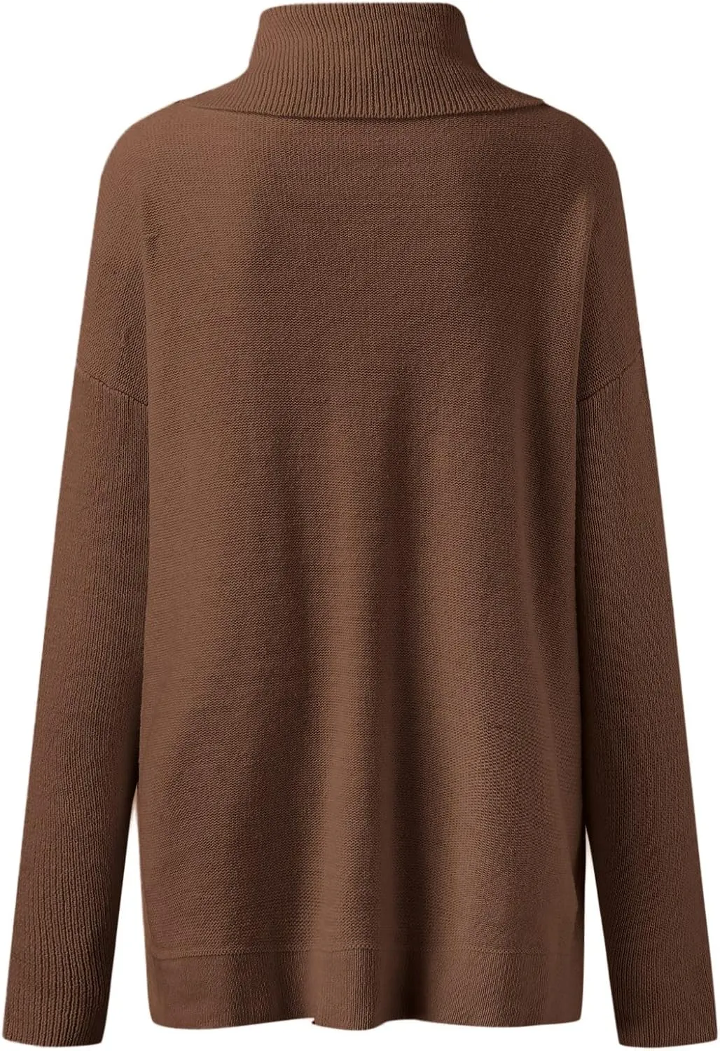 Women's Sweaters Turtleneck Batwing Sleeve Loose Oversized Sweaters Chunky Knitted Pullover Streetwear Western Adult