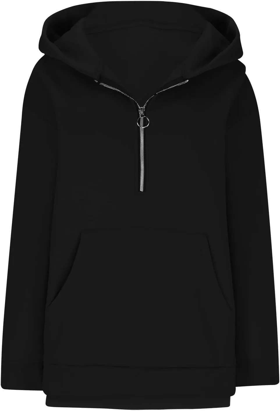 Womens Sweatshirts Half Zip Cropped Pullover Thumb Hole Fleece Quarter Zipper Hoodies Fall Outfits Sweatshirt