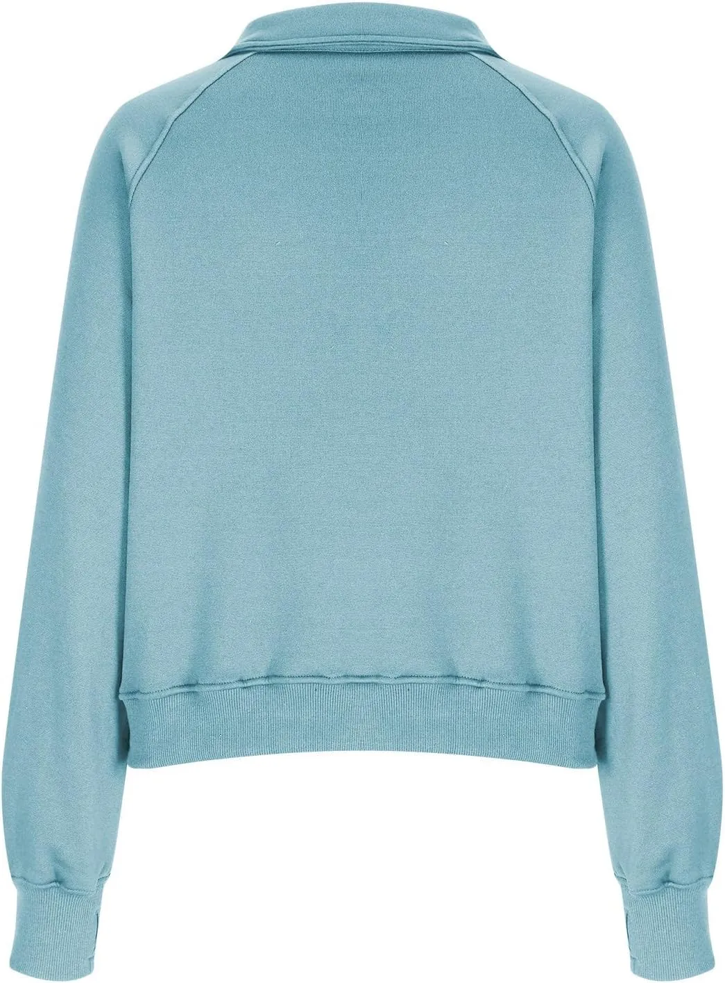 Womens Sweatshirts with Thumb Hole Half Zipper Fleece Athletic Pullovers Mock Neck Fall Winter Oversized Sweat Shirt
