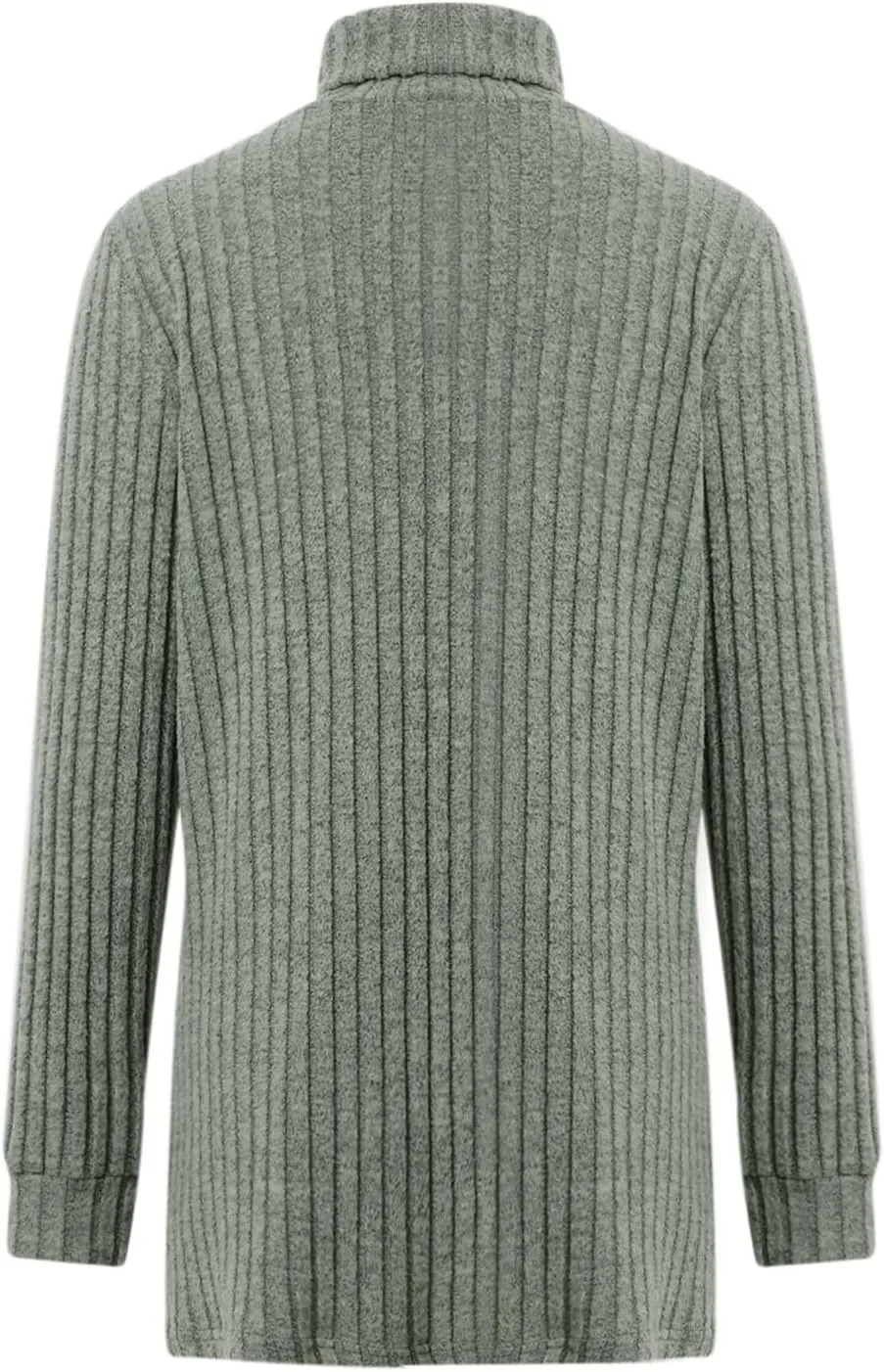 Womens Tunic Tops Sweater Turtleneck Long Sleeve Shirts Oversized Sweaters Pullover with Pockets Fall Fashion 2024