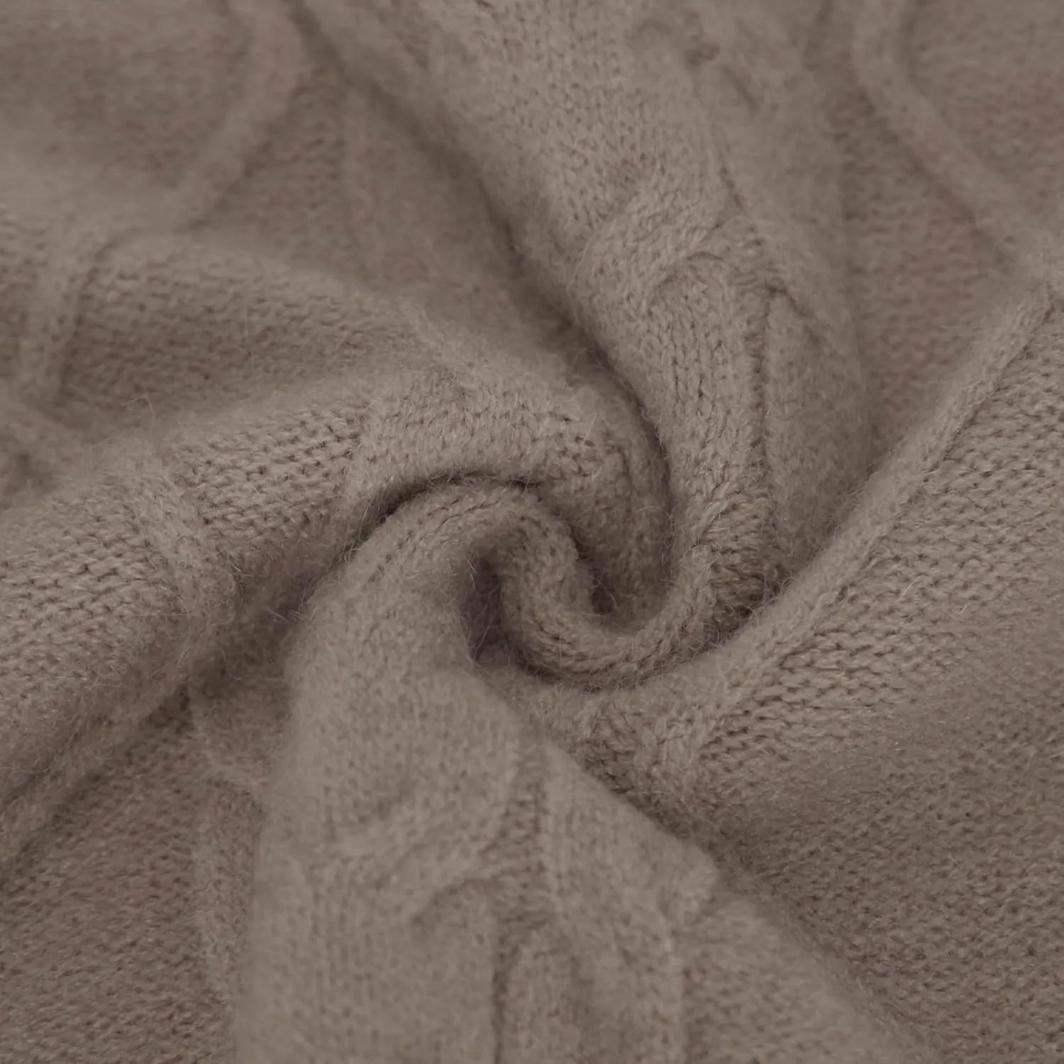 Women's V Neck Cable Knit Sweaters Chunky Warm Pullover Crewneck Long Sleeve Baggy Knitwear Loose Fit Jumper Tops