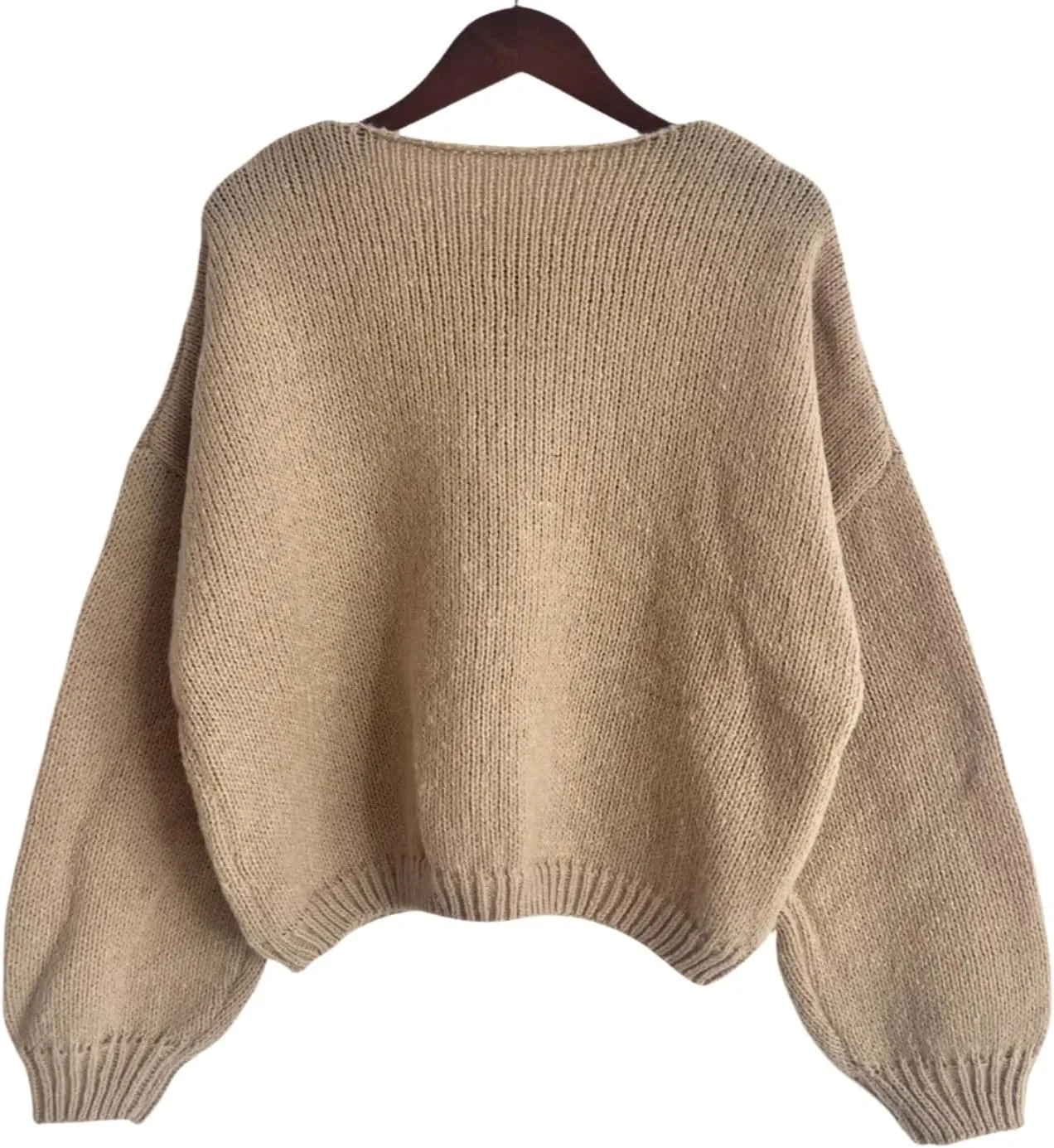Womens V Neck Cardigan Sweater Bows Tie Open Front Chunky Knitwear Lightweight Coats
