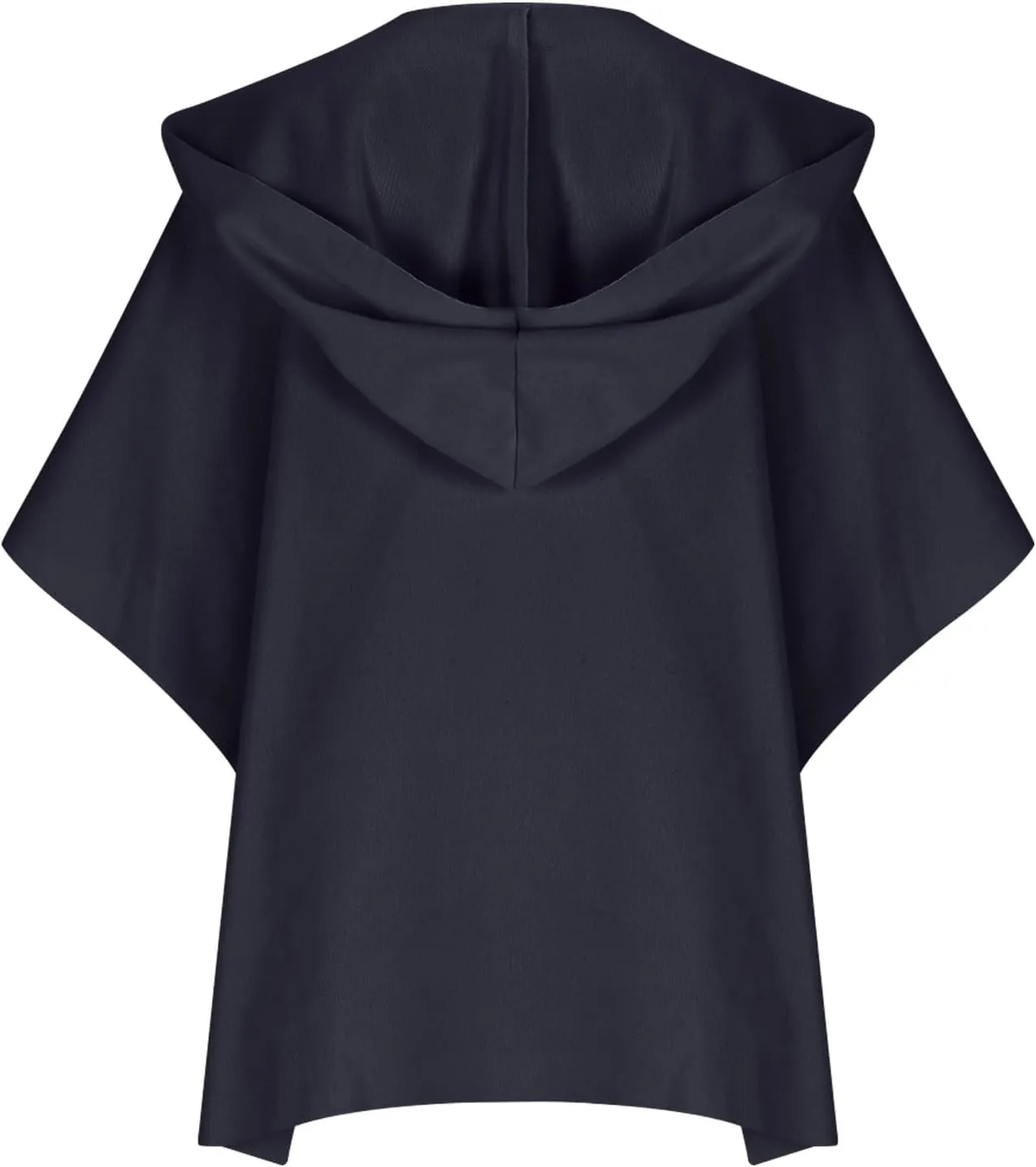 Womens Winter Trench Coat Oversized Wool Blend Jacket Warm Thick Jacket Peacoat Plus Size Batwing Sleeve Cardigan