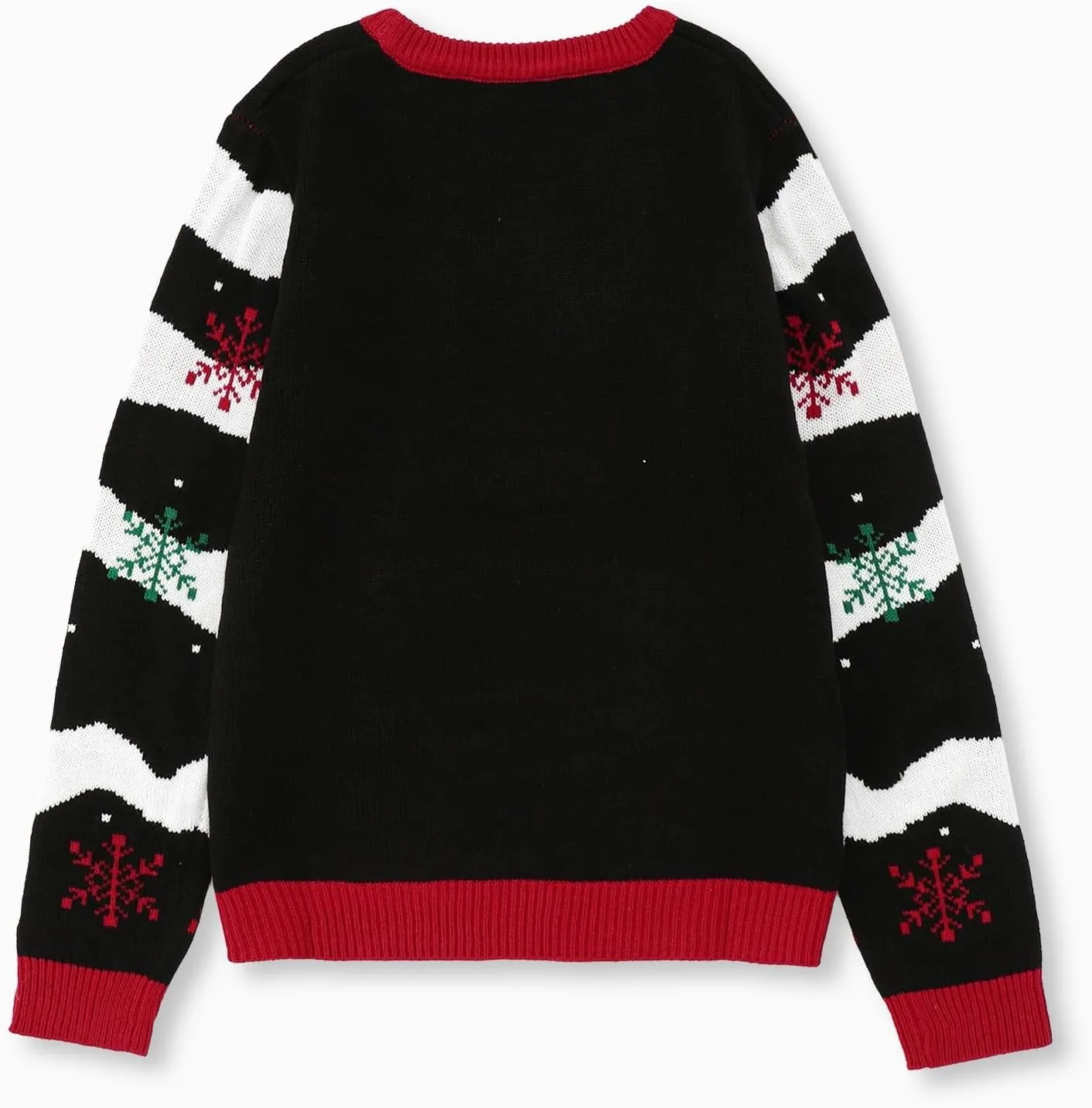 WYTong Women Christmas Sweaters Santa Printed Knitted Sweater Casual Lightweight Pullover Funny Xmas Sweaters
