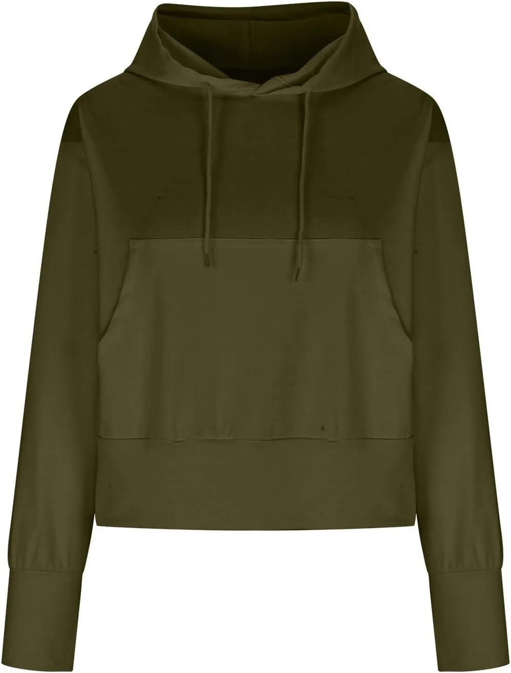Y2k Sweatshirts for Women,Cropped Pullover Hoodies for Teen Girl,Casual Long Sleeve Hooded Sweatshirt with Pocket