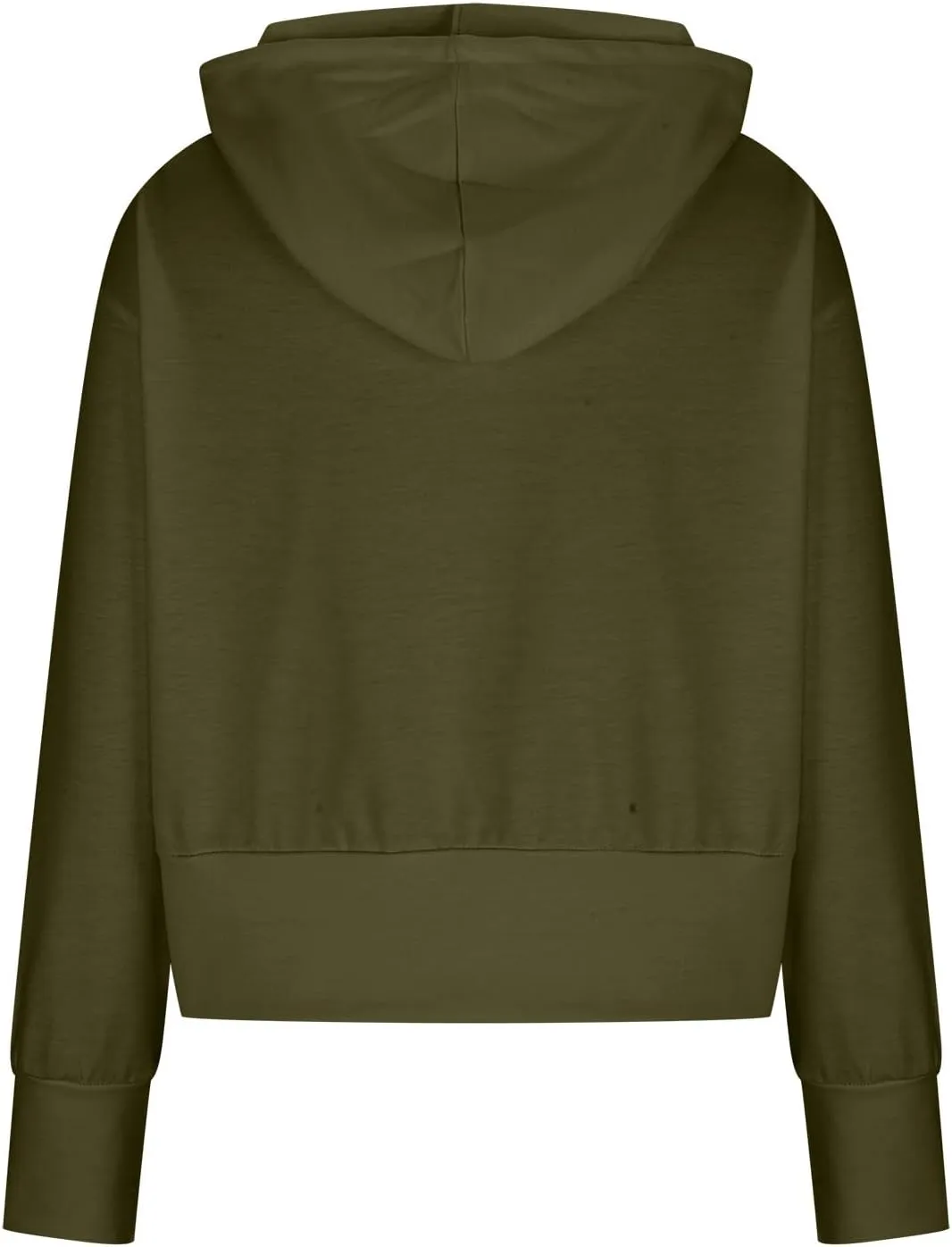Y2k Sweatshirts for Women,Cropped Pullover Hoodies for Teen Girl,Casual Long Sleeve Hooded Sweatshirt with Pocket