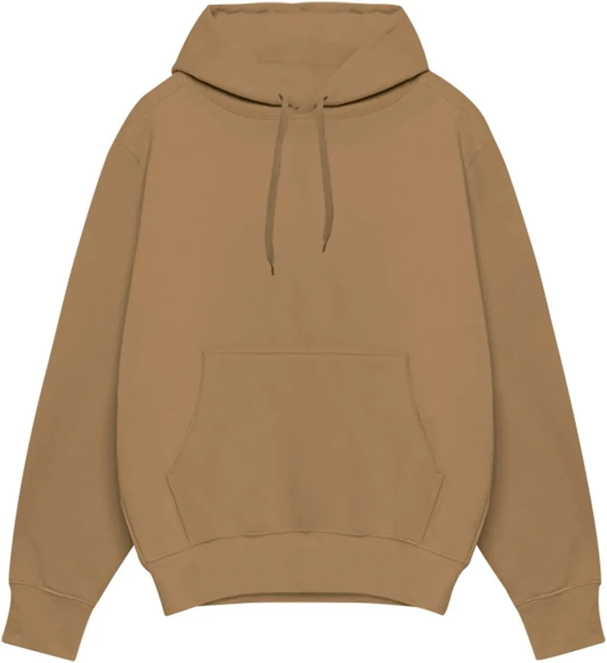 Ymosrh Mens Casual Hoodie Sweatshirt Solid Color Long Sleeve Workout Hooded Sweatshirts with Pockets Hoodies Pullover, S-3XL