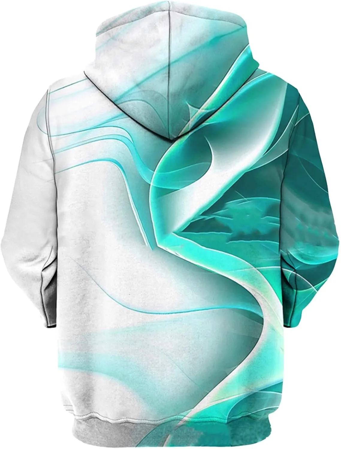 Ymosrh Men's Sweatshirts Novelty Graphic Hooded Sweatshirt Casual Long Sleeve Drawstring Pullover Hoodies, M-6XL