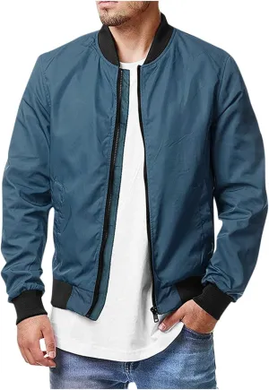 Ymosrh Winter Jackets for Men Jacket Spring Fall Causal Softshell Windbreaker Coat Outerwear Mens Fashion Jackets