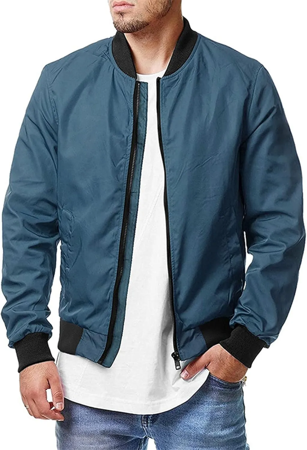 Ymosrh Winter Jackets for Men Jacket Spring Fall Causal Softshell Windbreaker Coat Outerwear Mens Fashion Jackets