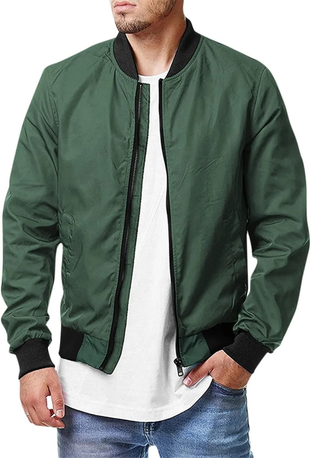 Ymosrh Winter Jackets for Men Jacket Spring Fall Causal Softshell Windbreaker Coat Outerwear Mens Fashion Jackets