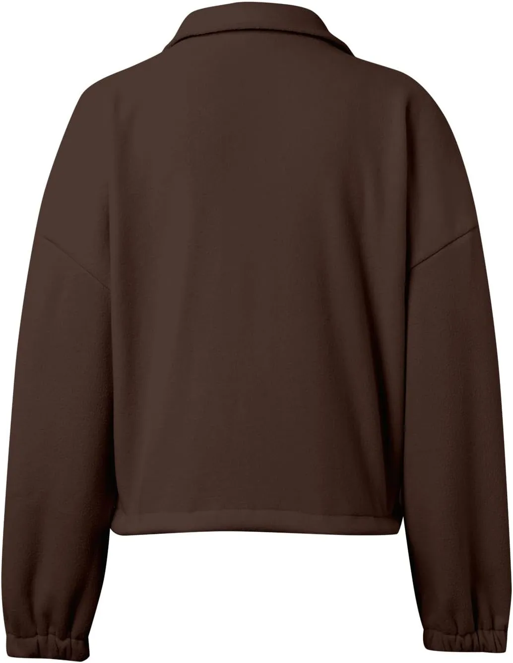 Zip Up Hoodie for Women Oversized Sweatshirt Fleece Cropped Jacket Trendy Fleece Jacket 2024