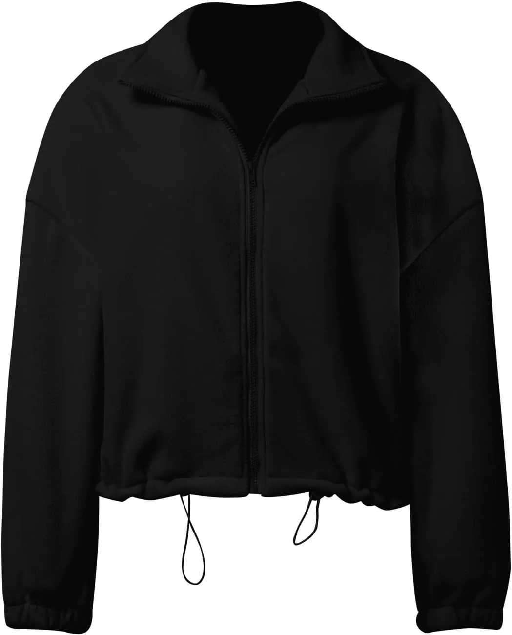 Zip Up Hoodie Women Oversized Sweatshirt Fleece Cropped Jacket Trendy Fleece Jacket Workout Coat Anorak plus Size Womens Coat